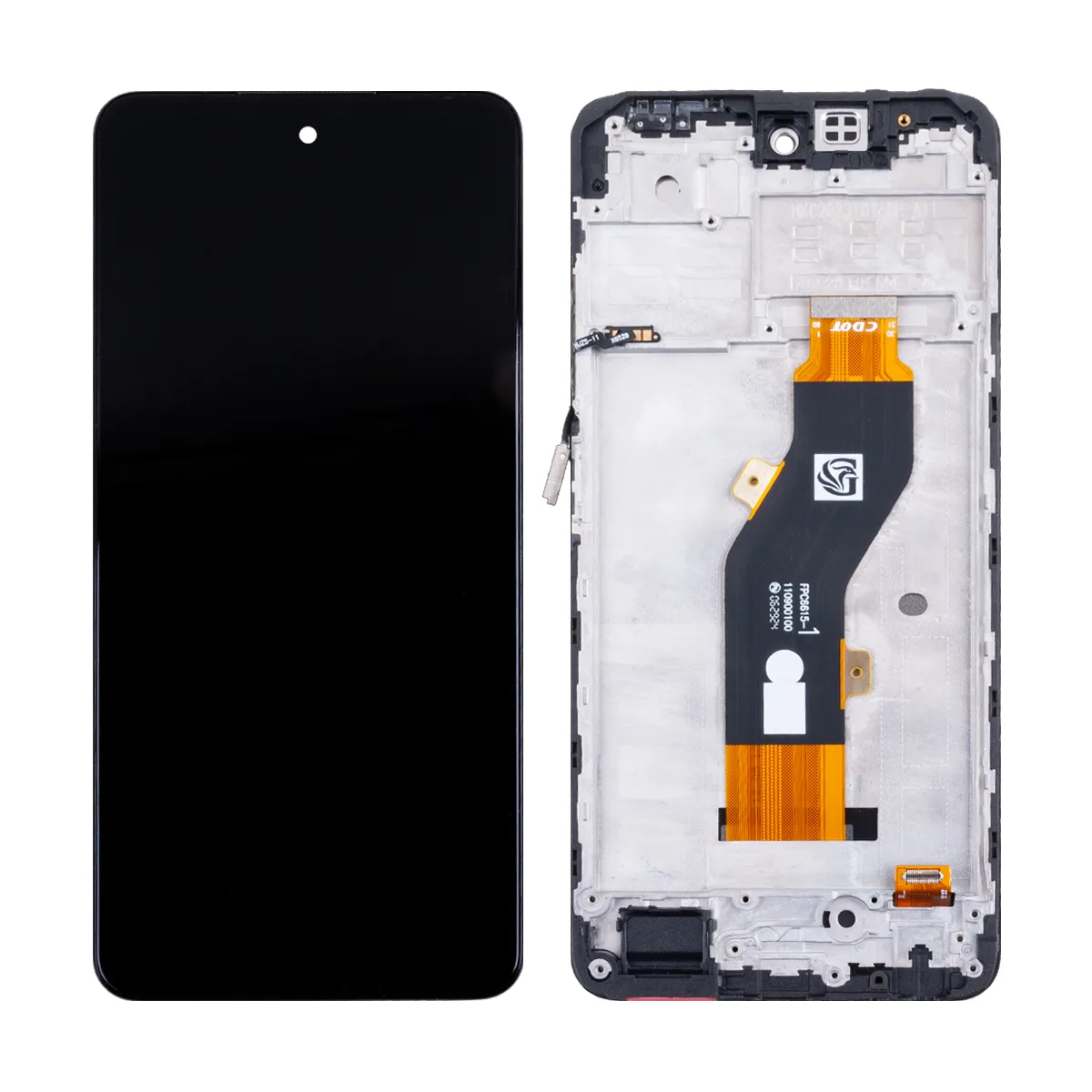 Дисплей для Infinix Hot 40i (X6528B) модуль с рамкой Черный - OR (HD+, 300 Кд/м?, 90 Гц)