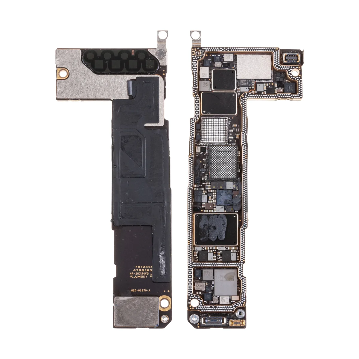 Материнская плата для iPhone 12 (A2403) Sim+E-Sim без микросхем (Нижняя часть)