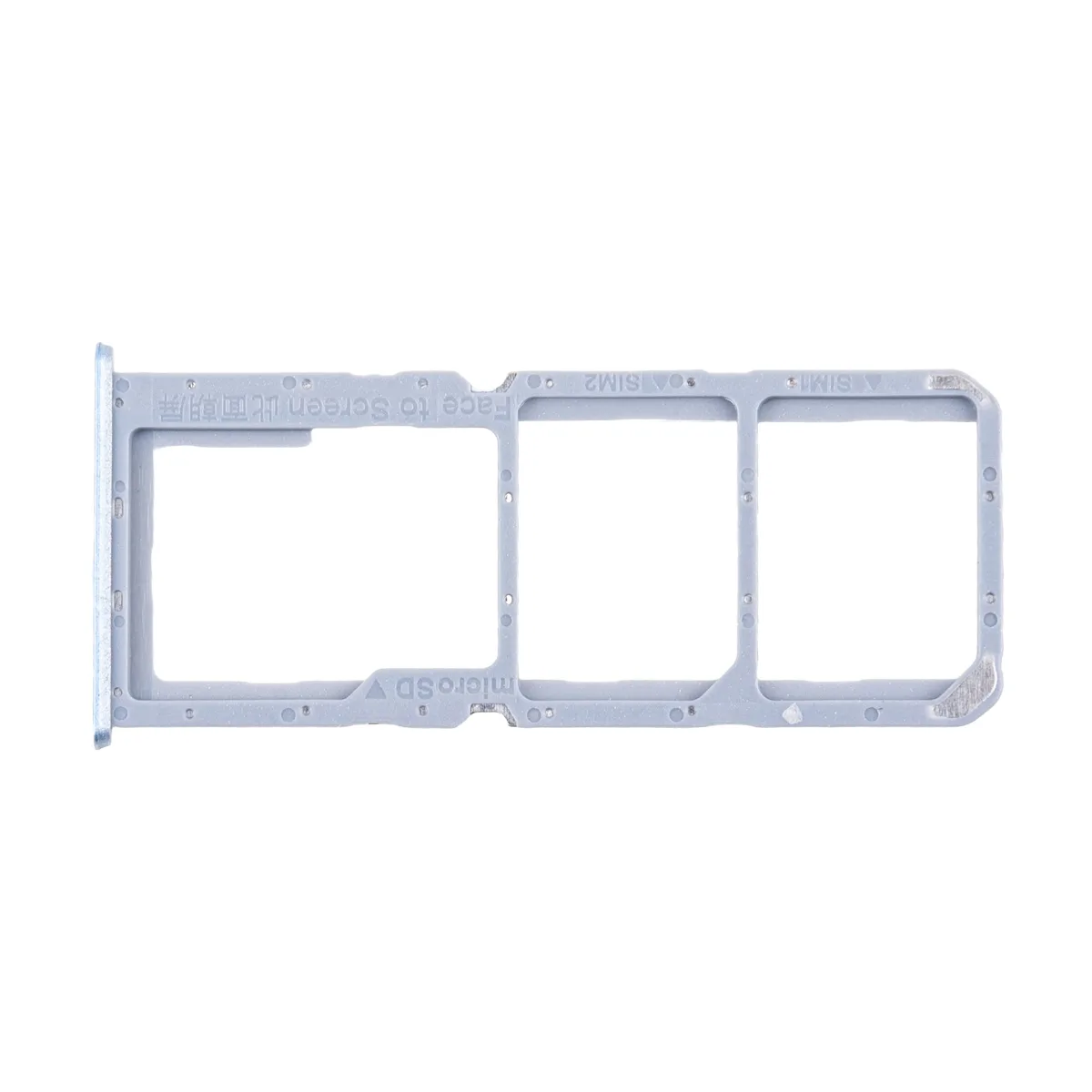 Держатель SIM для Realme C30/Narzo 50i Prime (RMX3581/RMX3506) Голубой