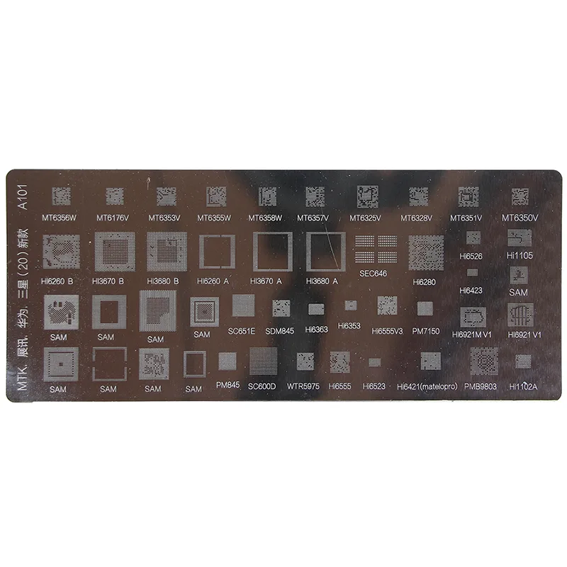 BGA трафарет MTK A101