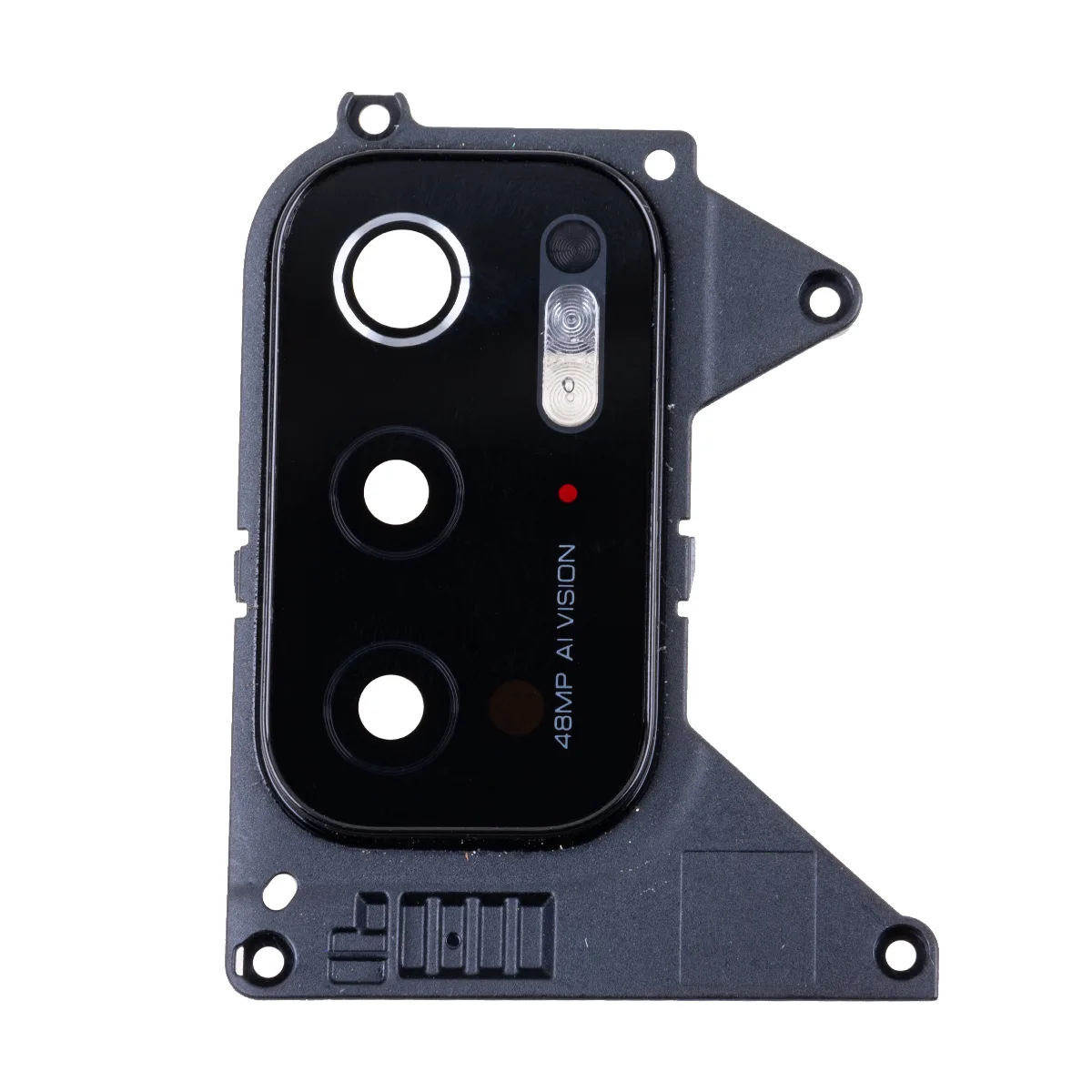 Стекло камеры для Xiaomi Poco M3 Pro 5G (M2103K19PG) в сборе с рамкой Черный