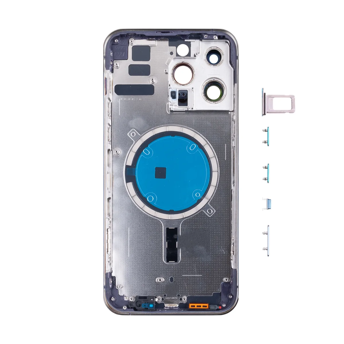 Корпус для iPhone 14 Pro Max (A2895) (1 Sim) Темно-фиолетовый - Премиум