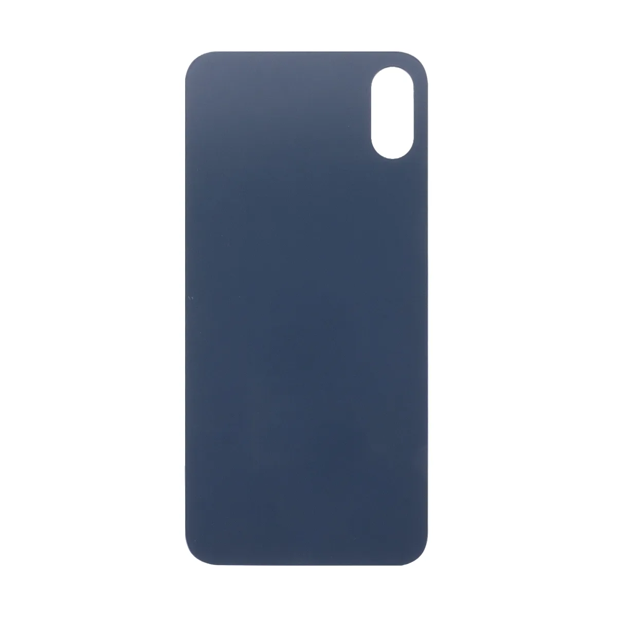 Задняя крышка для iPhone Xs (A2097/A1920) Белый (стекло, монолит, широкий вырез под камеру, логотип)