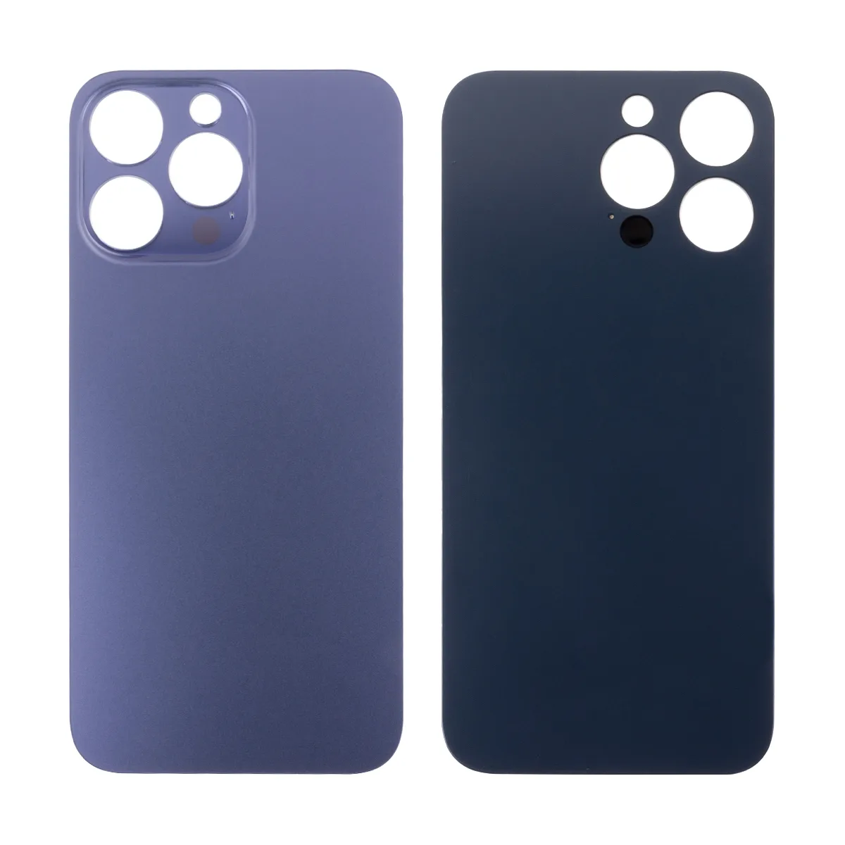 Задняя крышка для iPhone 14 Pro Max (A2895) Темно-фиолетовый (стекло, монолит, широкий вырез под кам