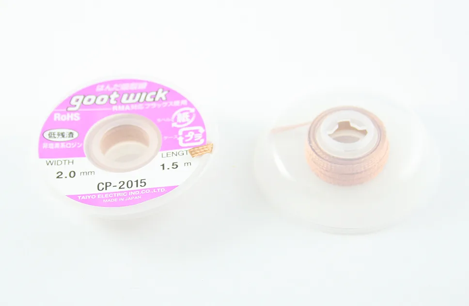 Поглотитель олова (оплётка) Goot Wick (2.0 мм*1.5 м)