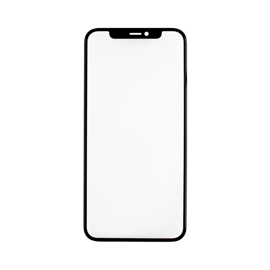 Стекло для переклейки iPhone 11 Pro (A2215) с OCA пленкой Черный - OR (Mitsubishi)