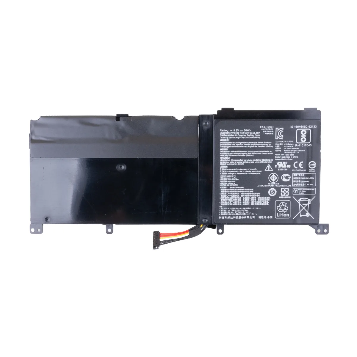 Аккумуляторная батарея для ноутбука Asus N501VW, UX501JW, N501VW-2B (C41N1524)