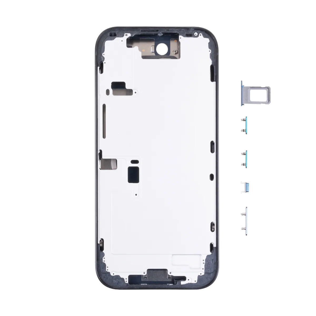 Корпус для iPhone 16 Pro (A3293 1 Sim) Черный - Премиум