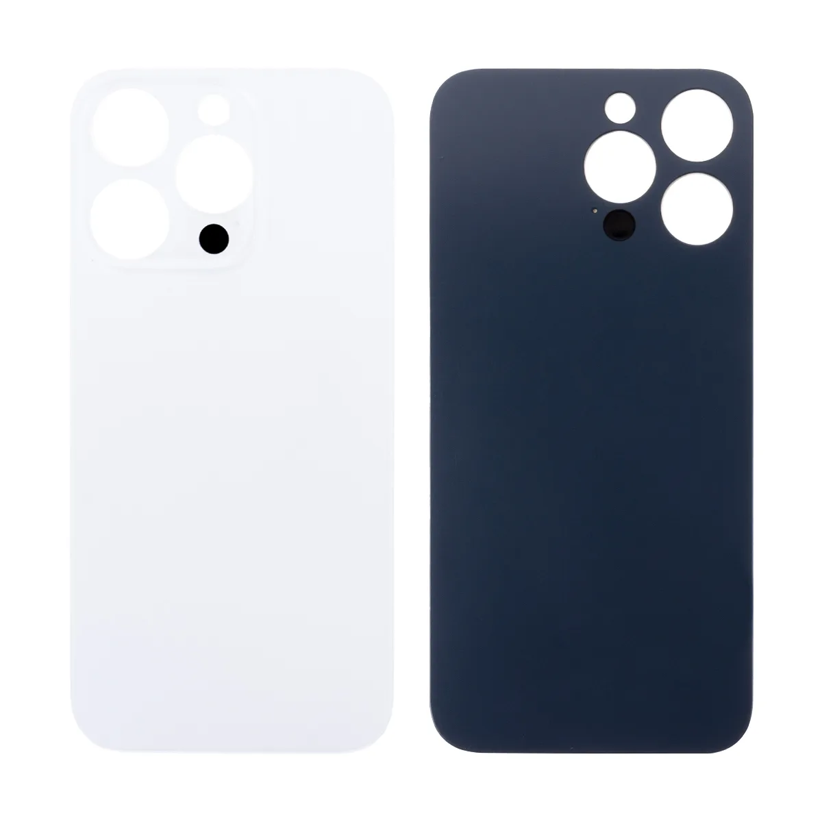 Задняя крышка для iPhone 14 Pro Max (A2895) Белый (стекло, монолит, широкий вырез под камеру, логоти