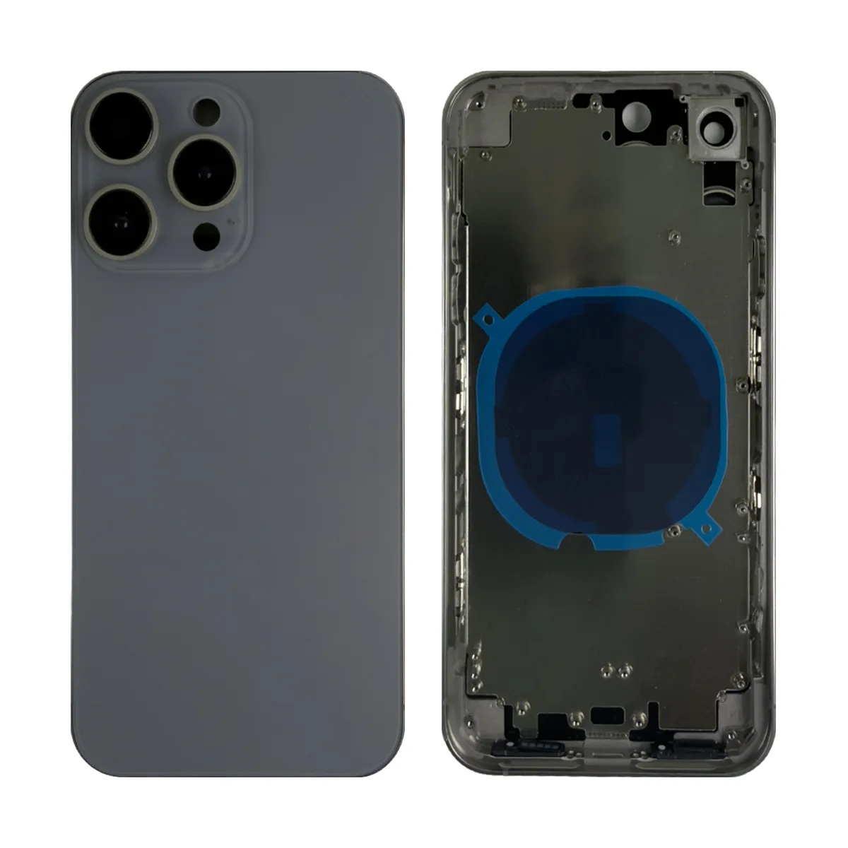 Корпус для iPhone Xr (A2105) в стиле iPhone 16 Pro Серый