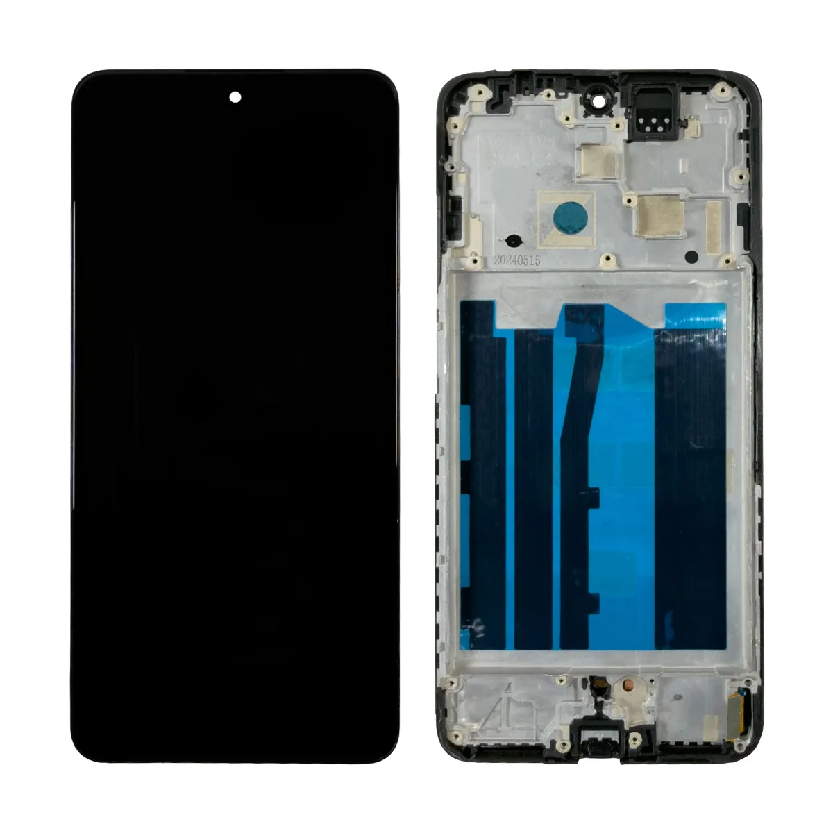 Дисплей для Realme 12 4G (RMX3871) модуль с рамкой Черный - (OLED)