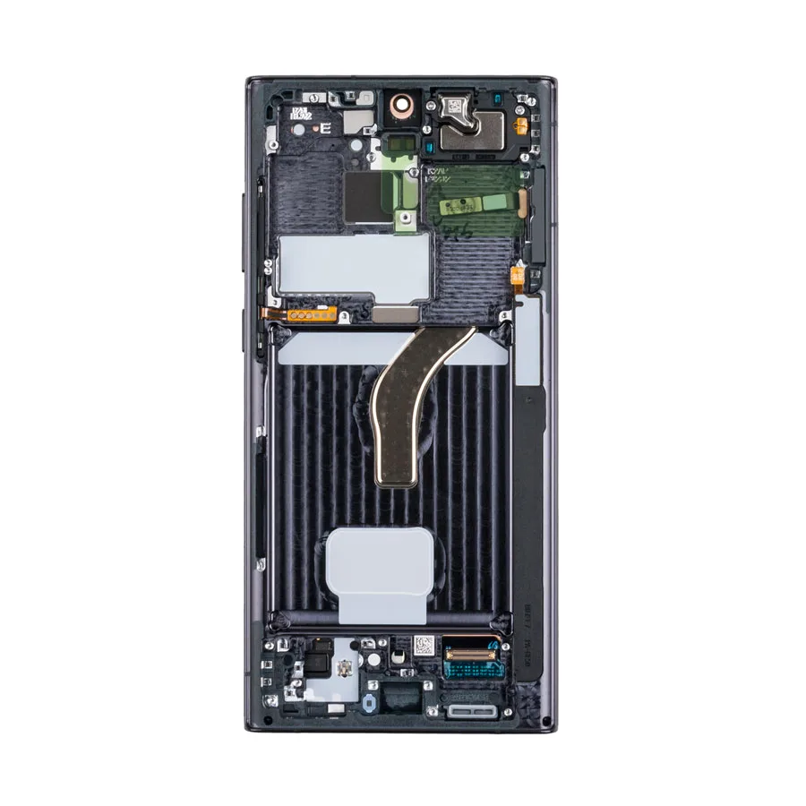 Дисплей для Samsung Galaxy S22 Ultra (S908B/S9080) модуль с рамкой Черный - OR (SP)