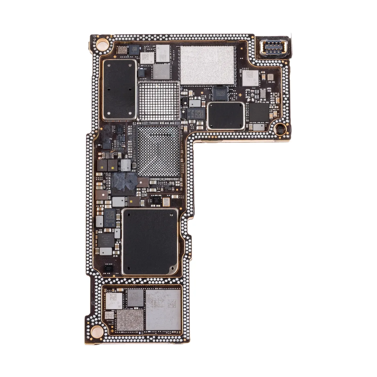 Материнская плата для iPhone 12 Pro Max (A2411) Sim+E-Sim без микросхем (Нижняя часть)