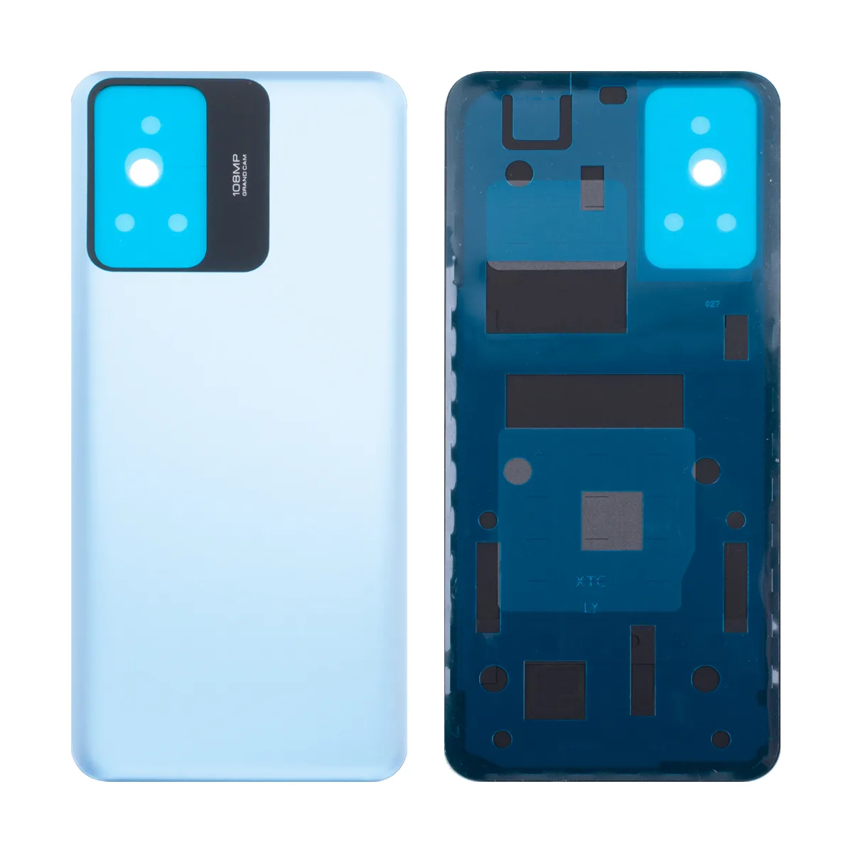 Задняя крышка для Xiaomi Redmi Note 12S (23030RAC7Y) Голубой