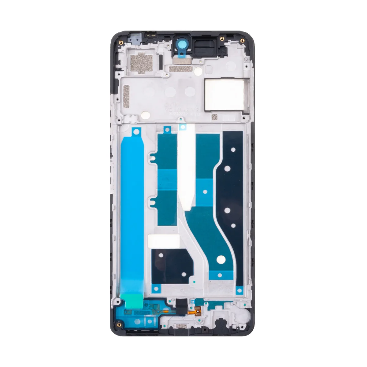 Рамка дисплея для Tecno Camon 20 Pro 4G (CK7n) Черный (возможен дефект ЛКП)