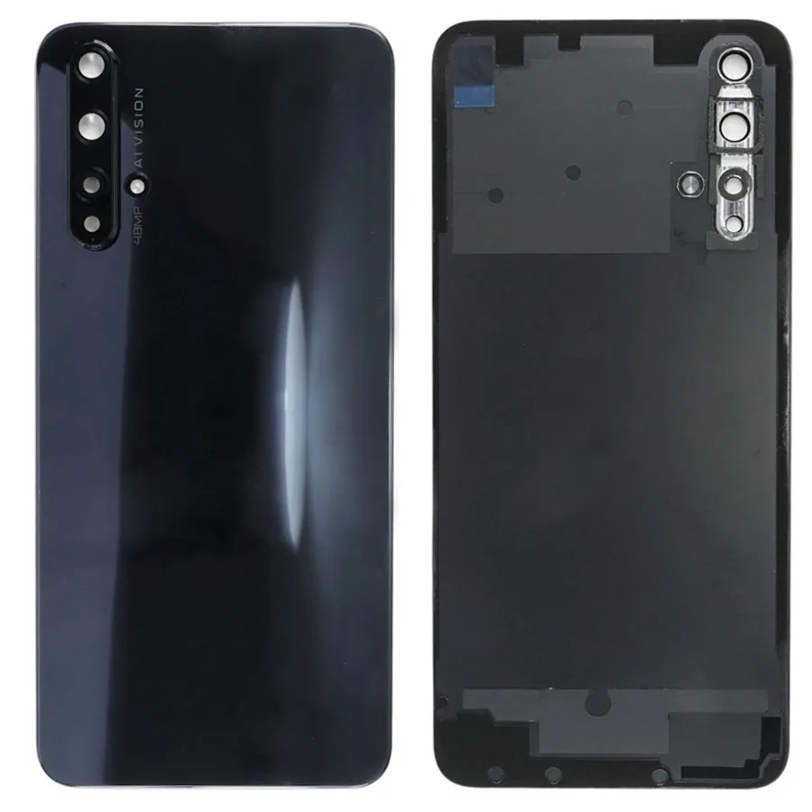 Задняя крышка для Huawei Honor 20 (YAL-L21) Черный - Премиум