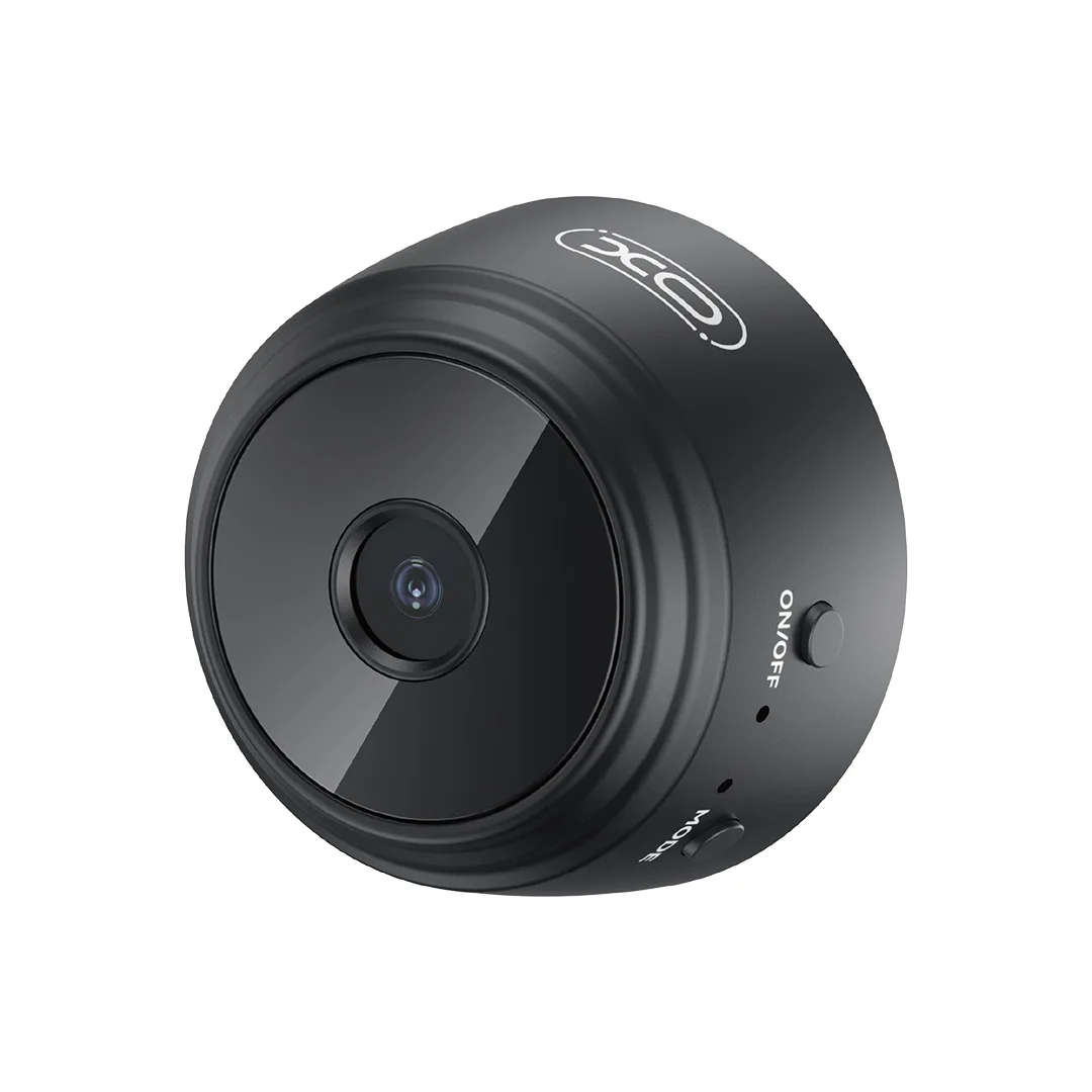 Камера видеонаблюдения XO CR12 mini (Bluetooth, Wi-Fi, Full HD, 0,3 мегапикселя (480P)) Черный