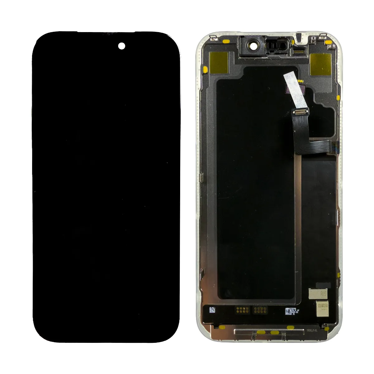 Дисплей для iPhone 17 Pro (A3523) в сборе с тачскрином Черный - (Soft OLED, Full HD, 120 Гц) (площад