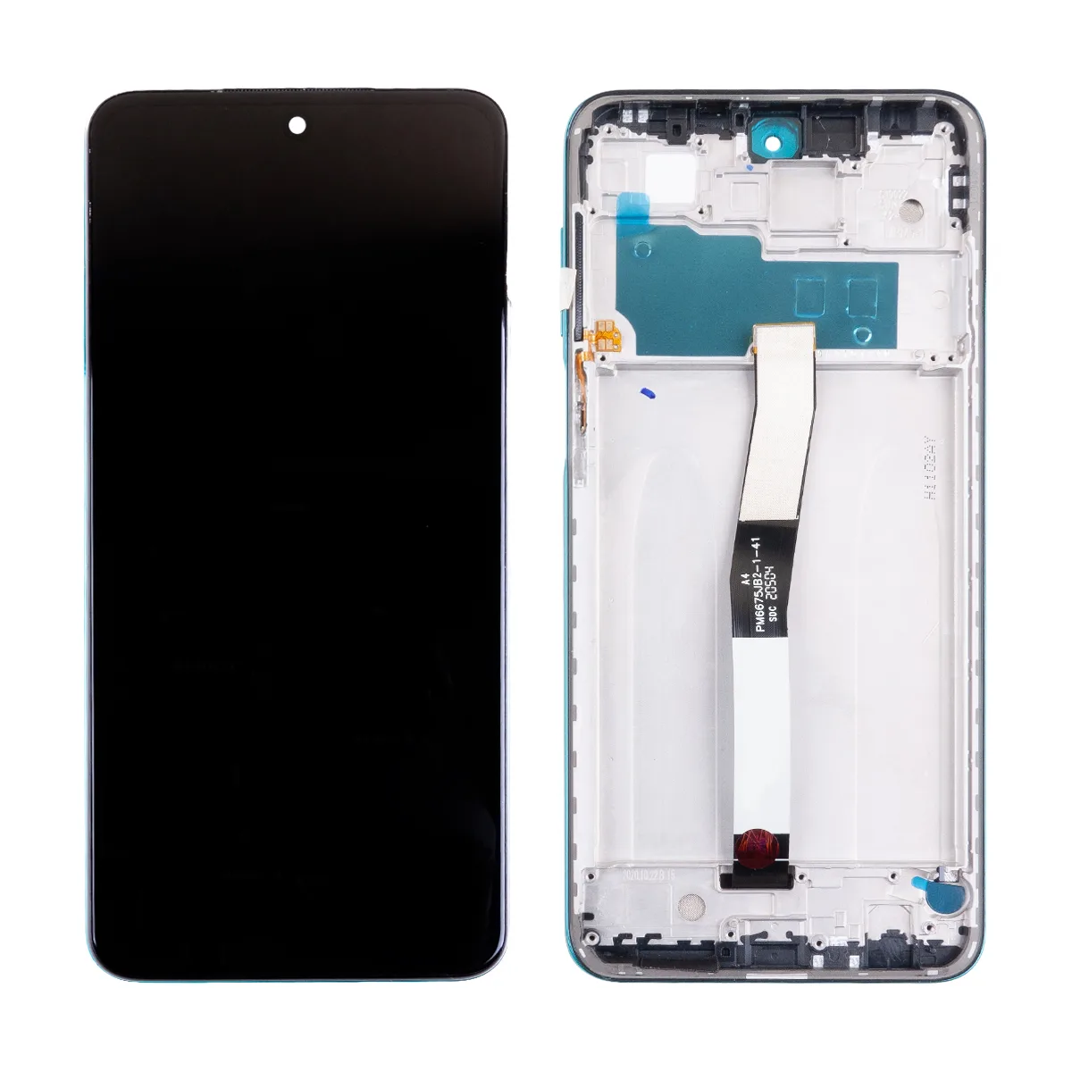 Дисплей для Xiaomi Redmi Note 9S/9 Pro (M2003J6A1G/M2003J6B2G) модуль с рамкой Зеленый - OR