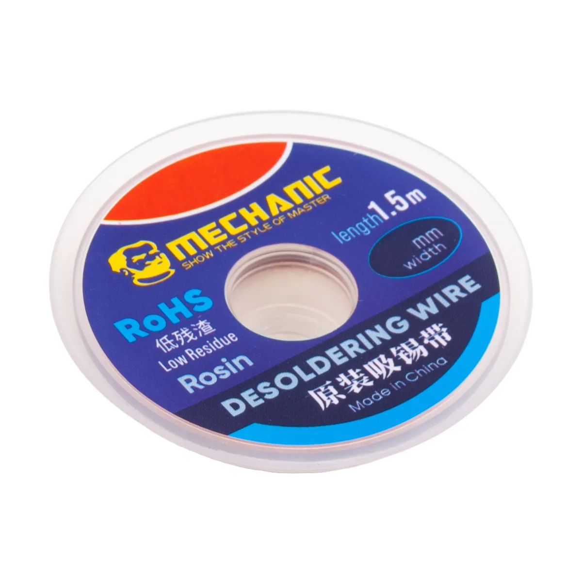 Поглотитель олова (оплётка) Mechanic R-350 (1.5 мм*1.5 м)