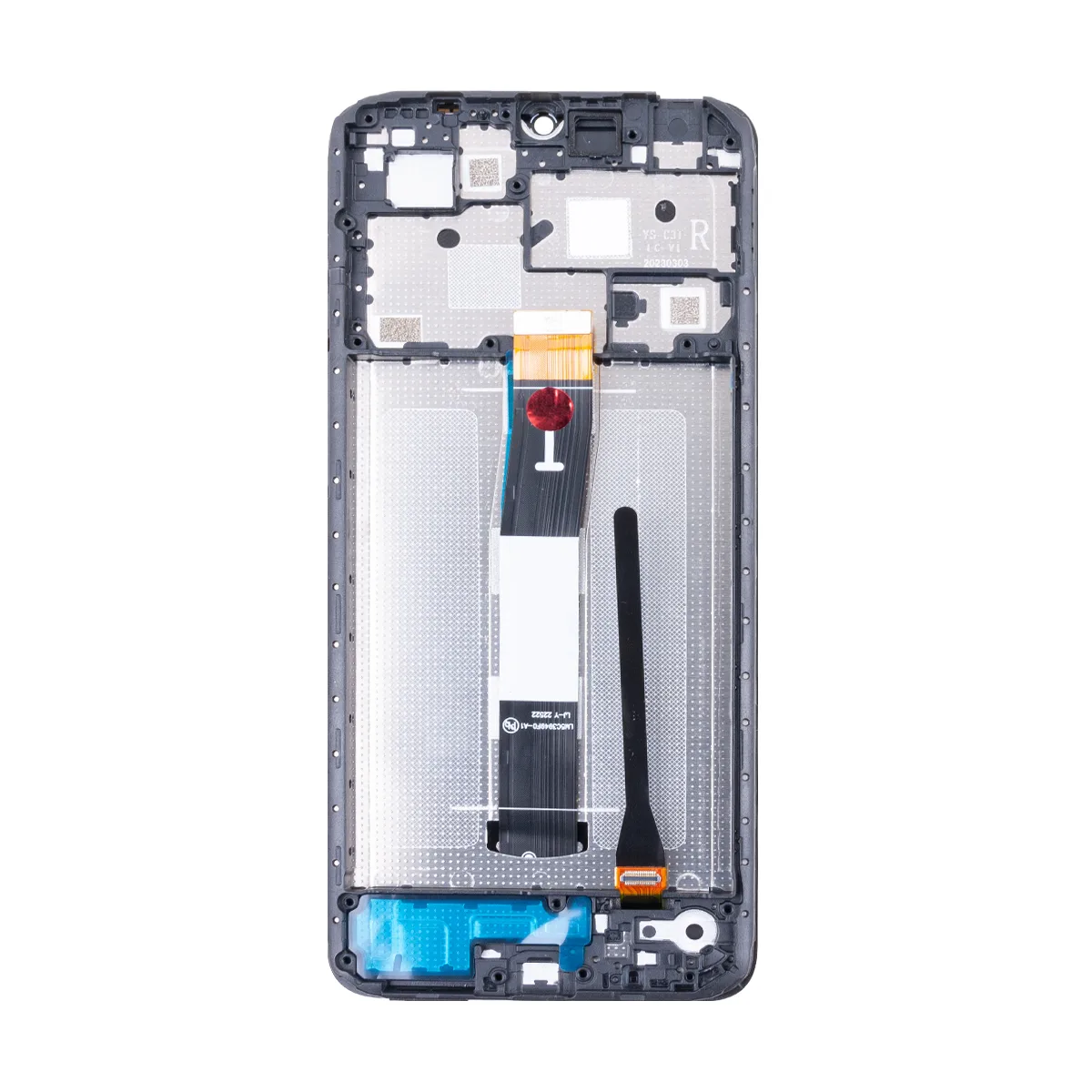 Дисплей для Xiaomi Redmi 12C (22120RN86G) модуль с рамкой Черный - OR (HD+, 300 Кд/м?, 60 Гц)