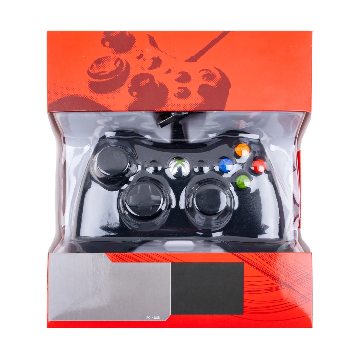Геймпад для Xbox 360 (проводной) Черный