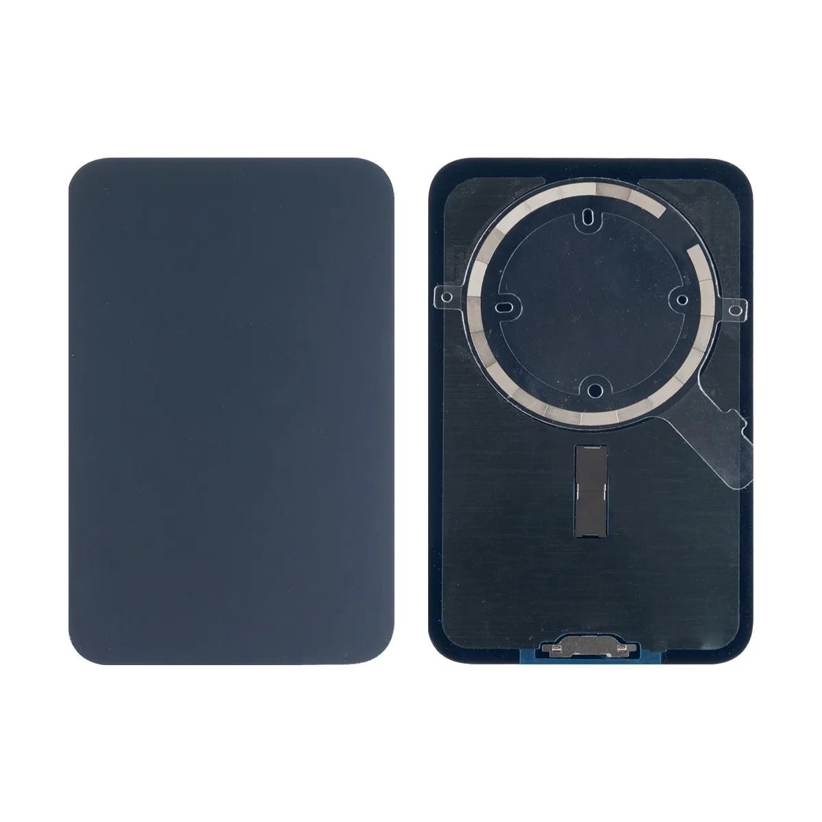 Задняя крышка для iPhone 17 Pro Max (A3526) Синий (стекло, монолит, MagSafe, логотип) - Премиум