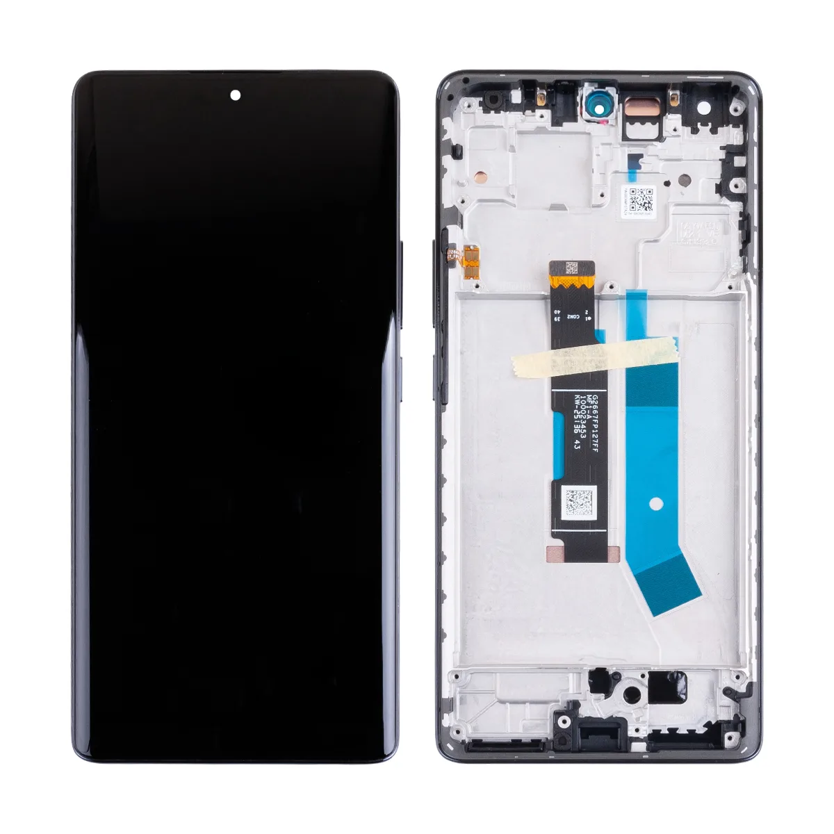 Дисплей для Xiaomi Redmi Note 14 Pro 4G (24116RACCG) модуль с рамкой Черный - OR (SP)