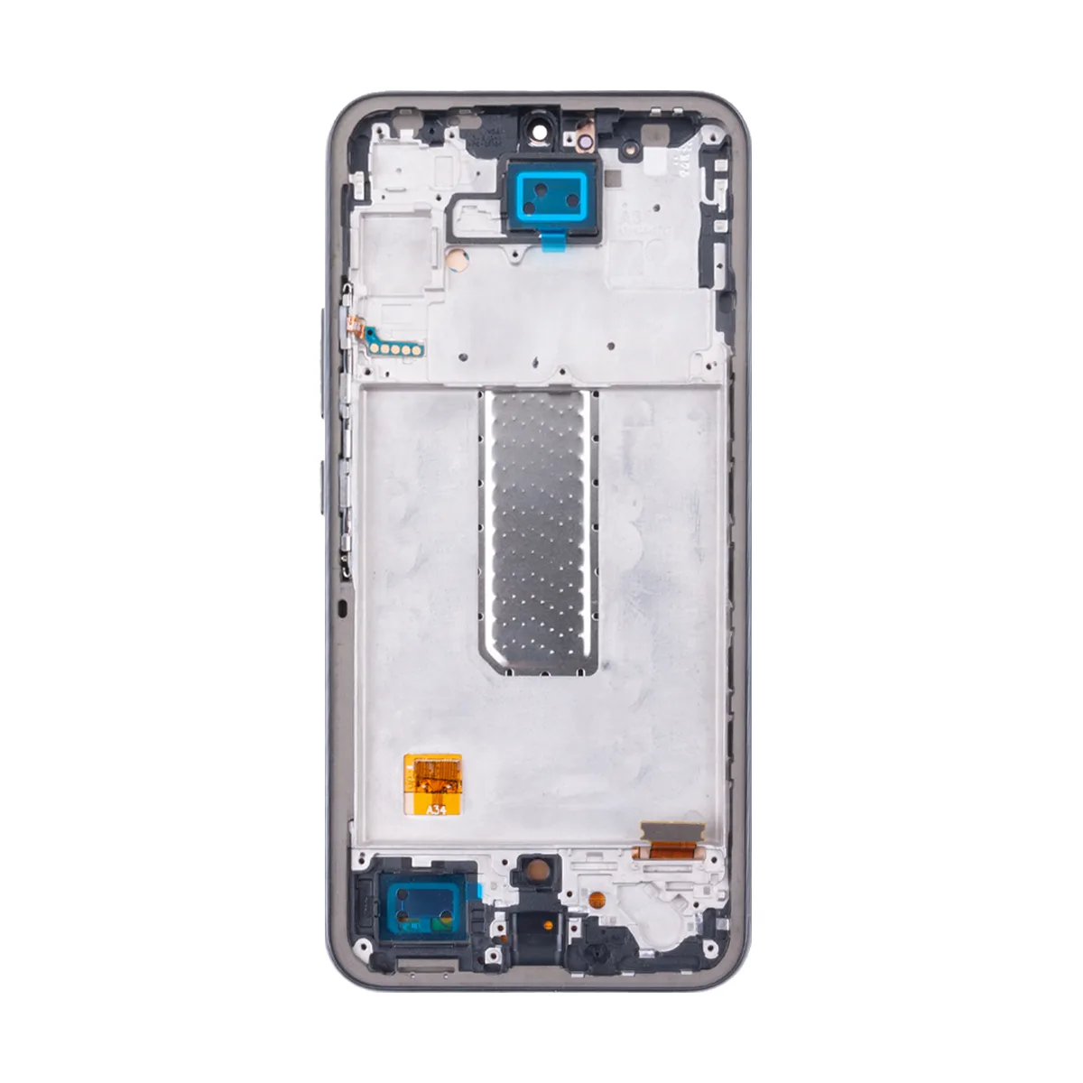 Дисплей для Samsung Galaxy A34 5G (A346B) модуль с рамкой Черный - (OLED) (Full Size)
