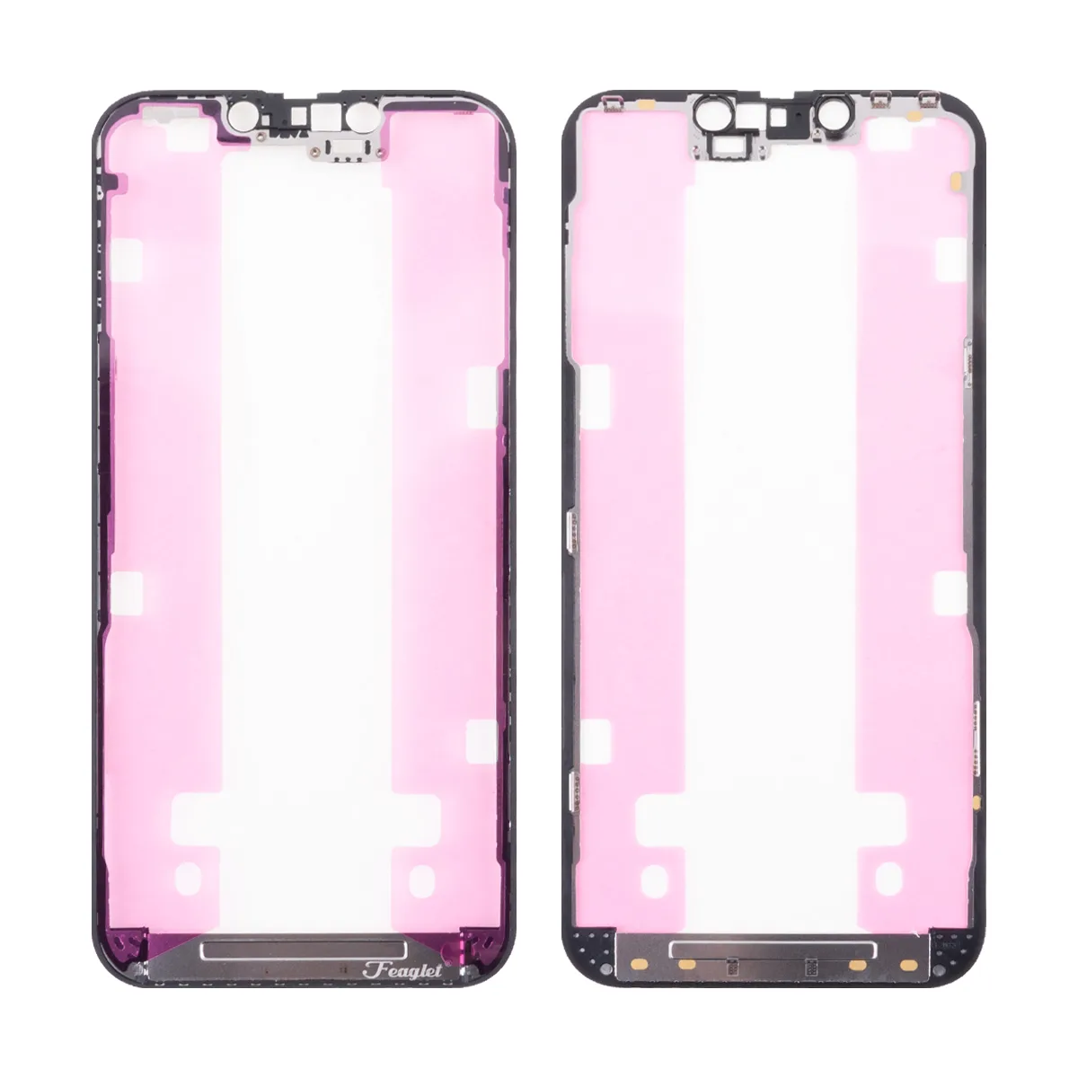 Рамка дисплея для iPhone 13 Pro (A2640) Черный - OR (Feaglet)