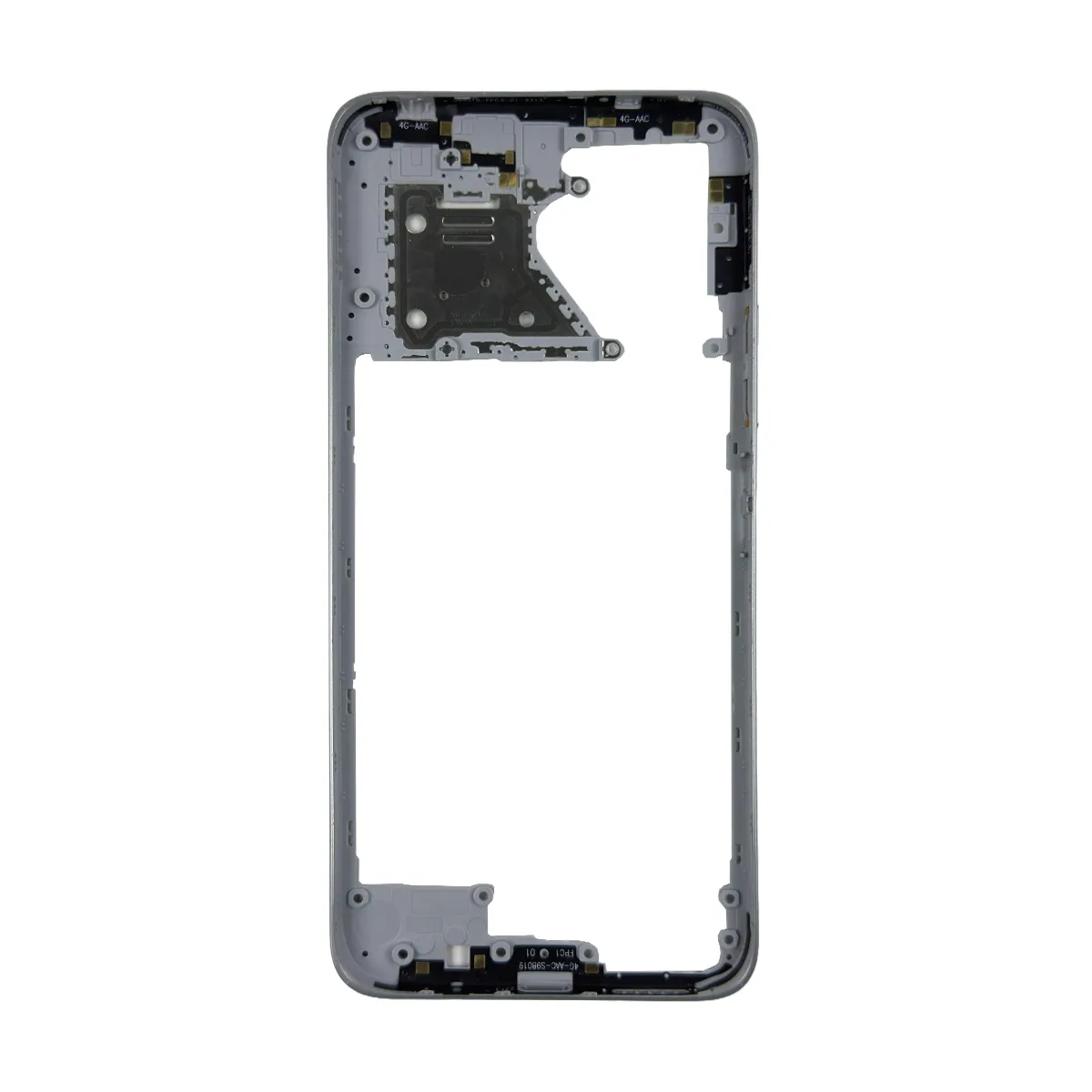 Средняя часть для Xiaomi Redmi 12 4G (23053RN02Y) Серебро