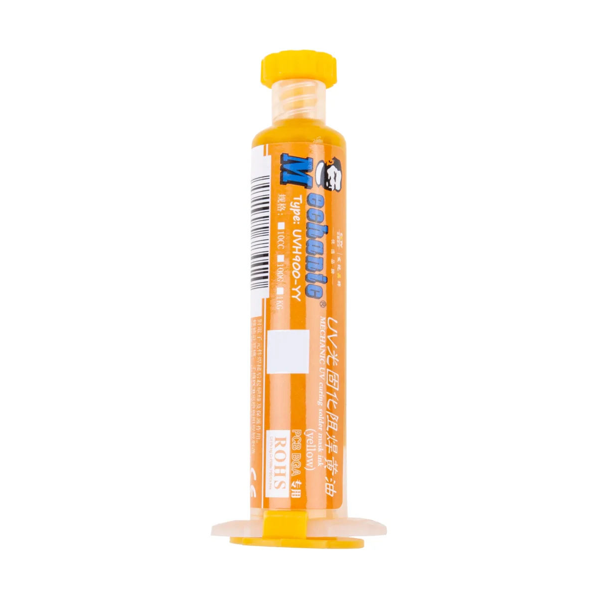 Паяльная маска Mechanic UVH900-YY (10 мл, UV, желтый)