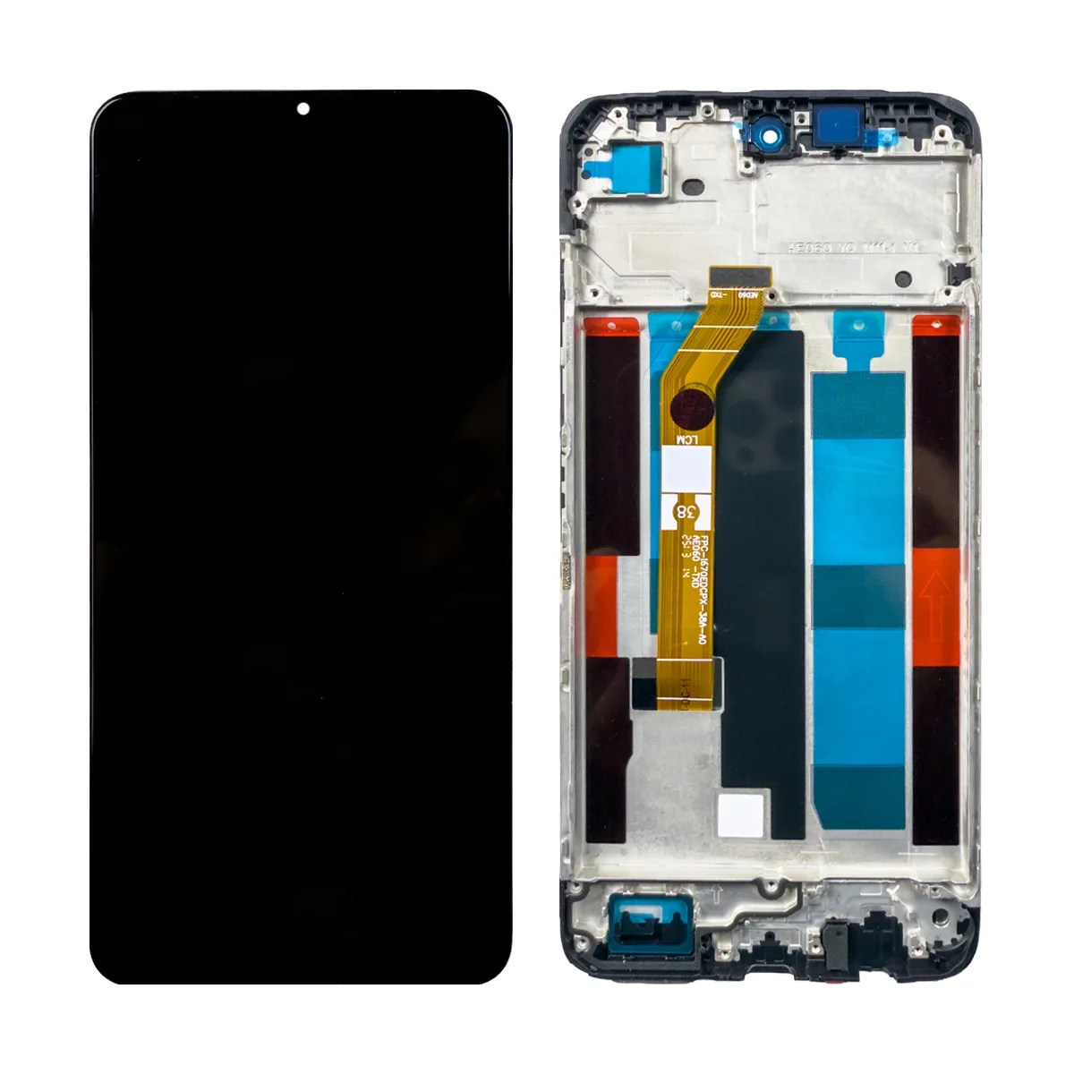 Дисплей для Realme C71/P3 Lite 4G (RMX5303/RMX5300) модуль с рамкой Черный - OR