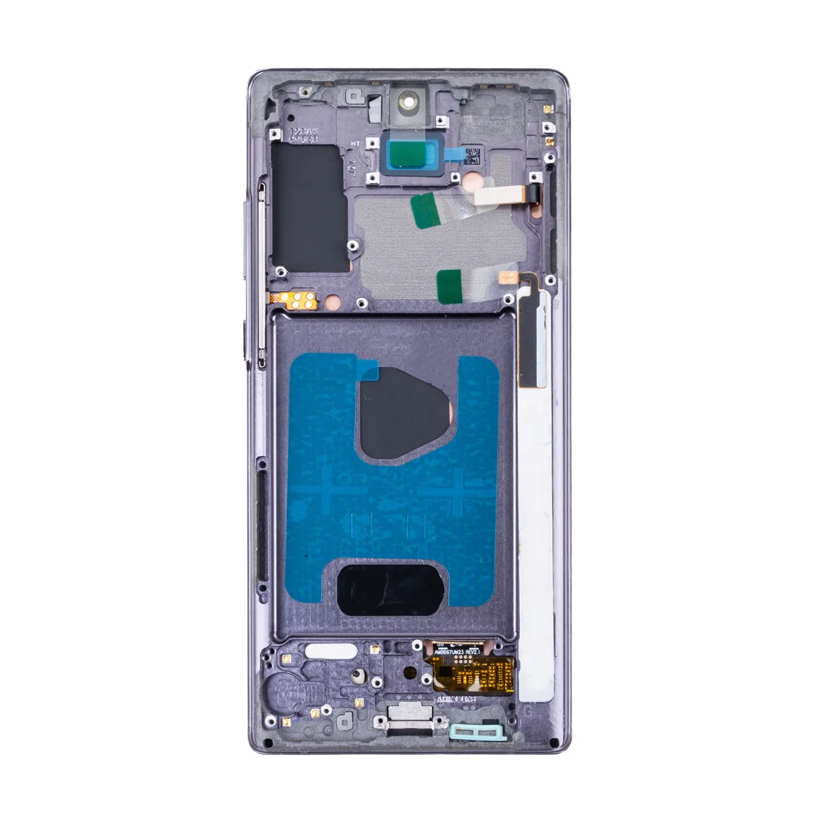 Дисплей для Samsung Galaxy Note 20 (N980F) модуль с рамкой Черный - (OLED) (Full Size)