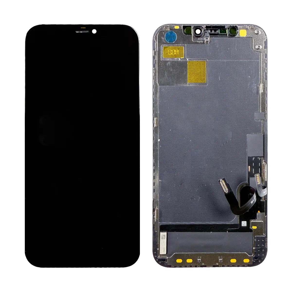 Дисплей для iPhone 12/12 Pro (A2403/A2407) в сборе с тачскрином Черный - DD (Hard OLED, HD+) (площад