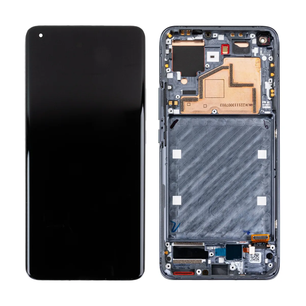 Дисплей для Xiaomi Mi 11 (M2011K2G) модуль с рамкой Черный - OR