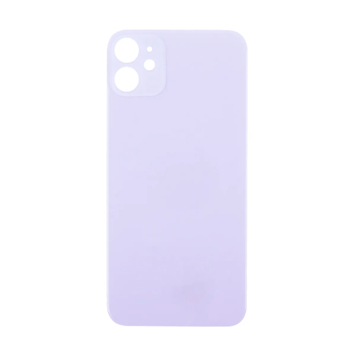 Задняя крышка для iPhone 11 (A2221) Фиолетовый (стекло, широкий вырез под камеру, логотип)