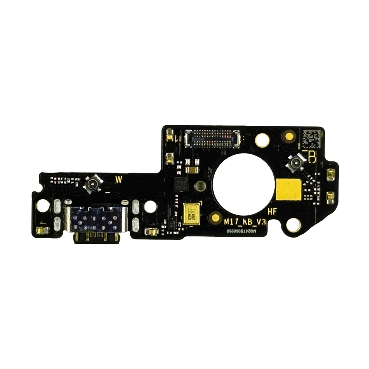 Шлейф для Xiaomi Poco X5 5G (22111317PG) плата системный разъем/микрофон - Премиум