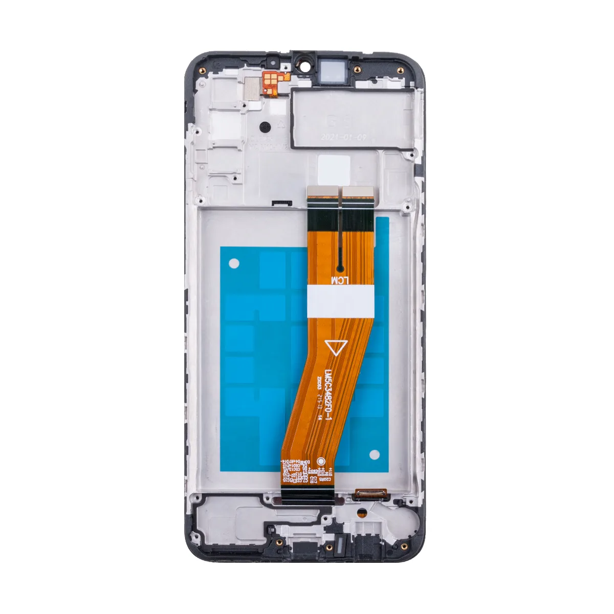 Дисплей для Samsung Galaxy A02s (A025F) модуль с рамкой Черный - OR Ref. (SP) (GH81-20118A)