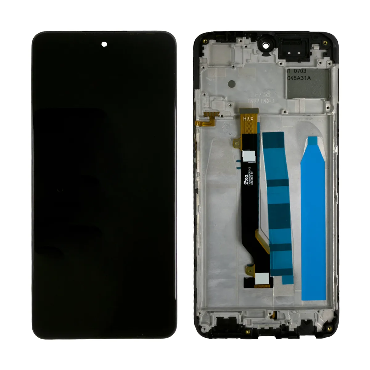 Дисплей для Tecno Pova 3 (LF7n) модуль с рамкой Черный - OR