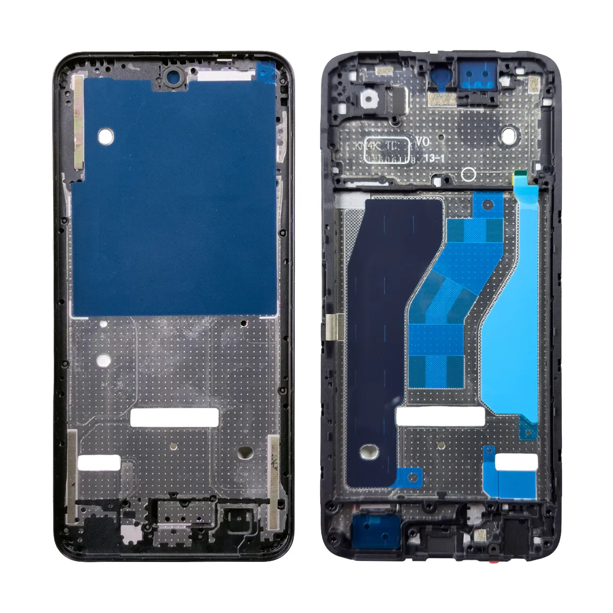 Рамка дисплея для Tecno Spark 40C (KM4k) Черный (возможен дефект ЛКП)