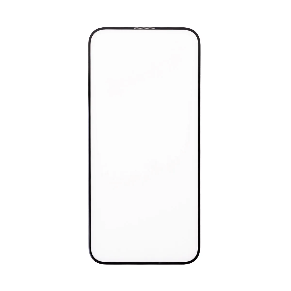Защитное стекло "Стандарт" для iPhone 15 Черный (Полное покрытие)