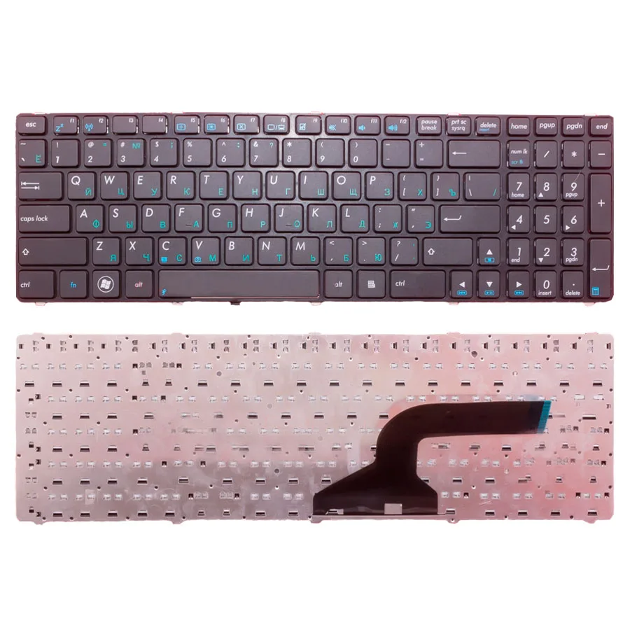 Клавиатура для ноутбука Asus A52/A72/F70/G51/K72 (кнопки отдельные) Черный