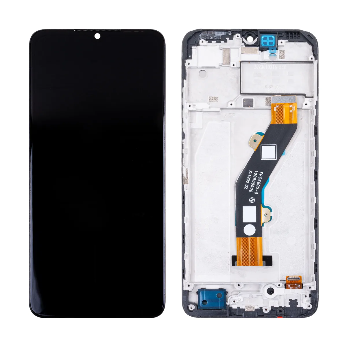 Дисплей для Tecno Spark 10 4G (KI5q) модуль с рамкой Черный - OR (HD+, 300 Кд/м?, 90 Гц)