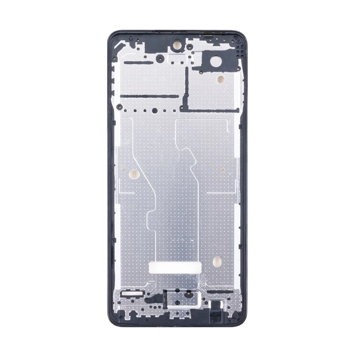 Рамка дисплея для Tecno Spark Go 2024 (BG6) Черный (возможен дефект ЛКП)