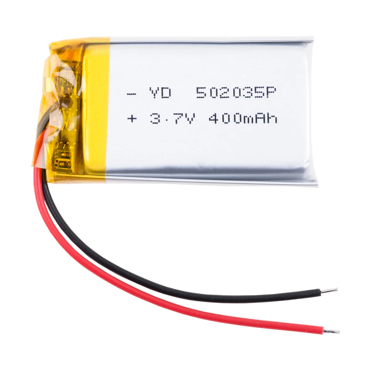 Аккумулятор универсальный 502035p 3,7v Li-Pol 400 mAh (5*20*35 mm)