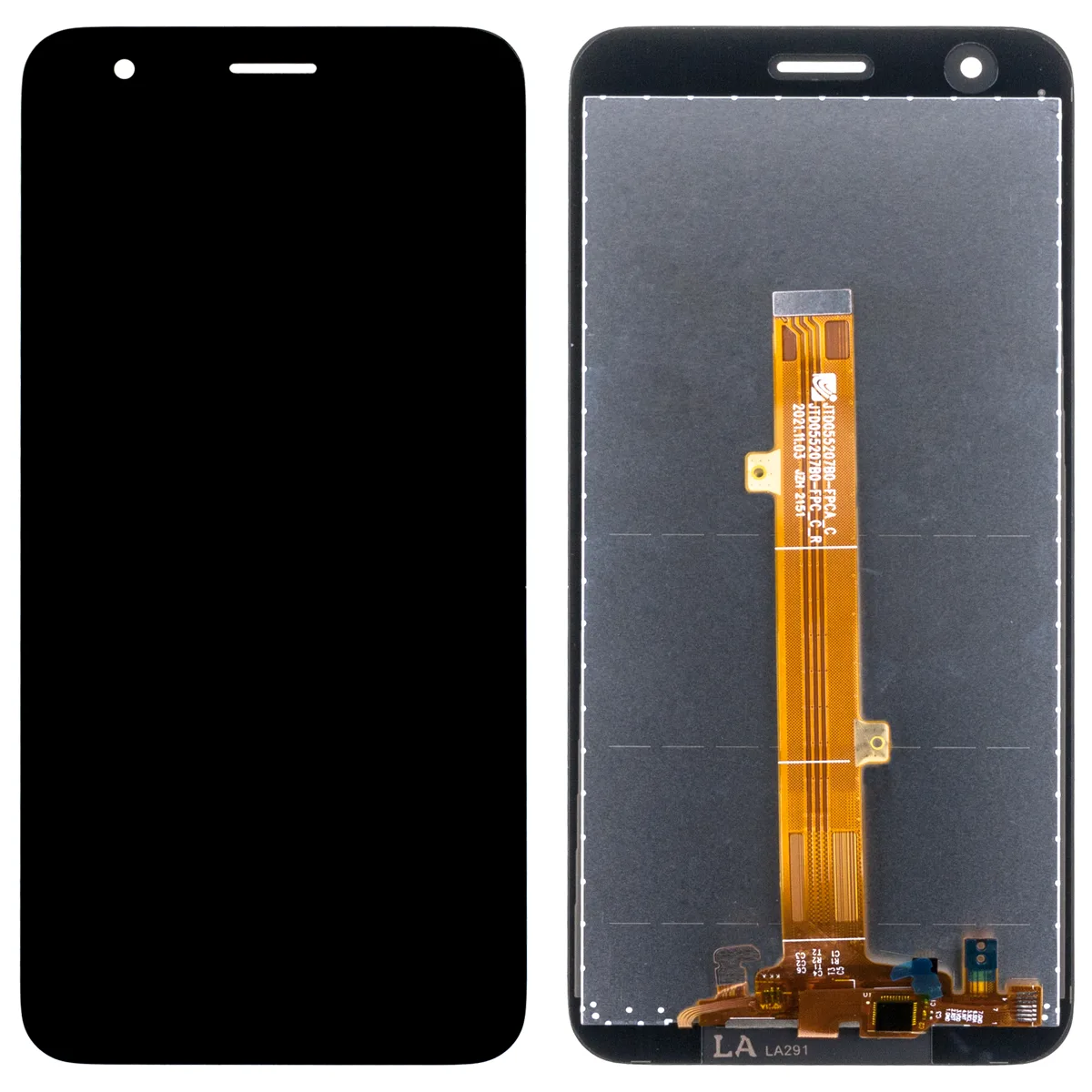 Дисплей для Itel A27 (A551L) в сборе с тачскрином Черный - Оптима