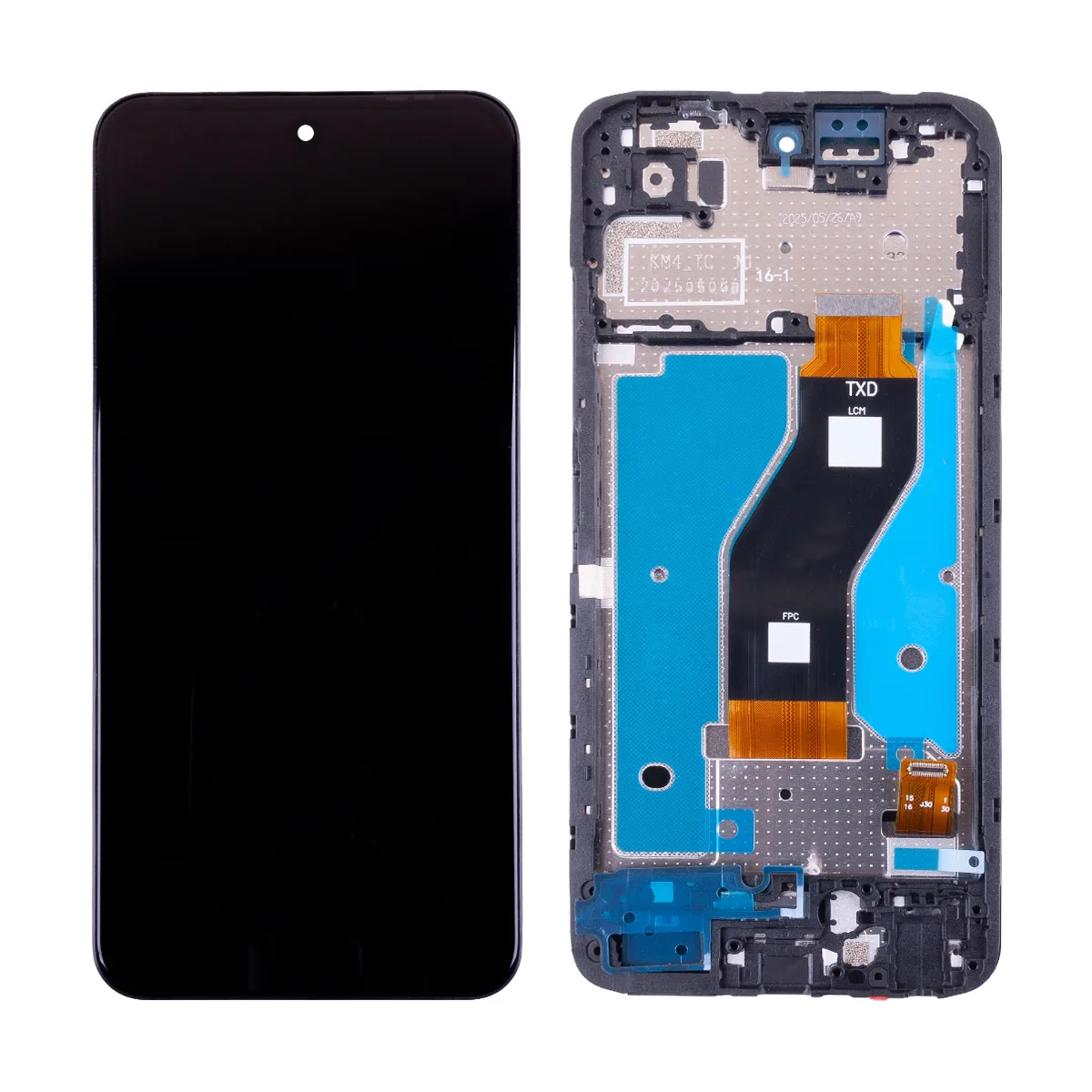 Дисплей для Tecno Spark Go 2 (KM4) модуль с рамкой Черный - OR