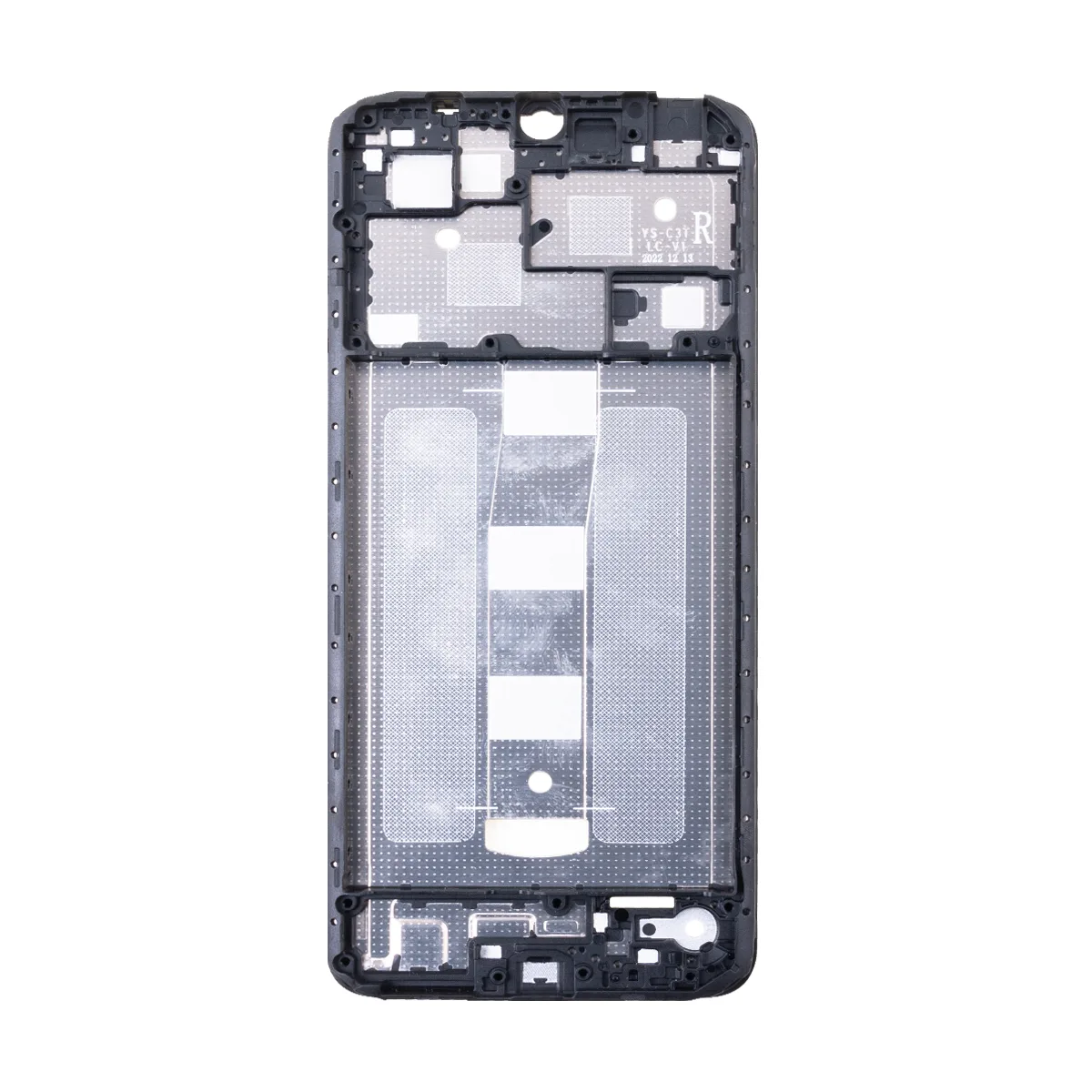 Рамка дисплея для Xiaomi Redmi 12C (22120RN86G) Черный (возможен дефект ЛКП)