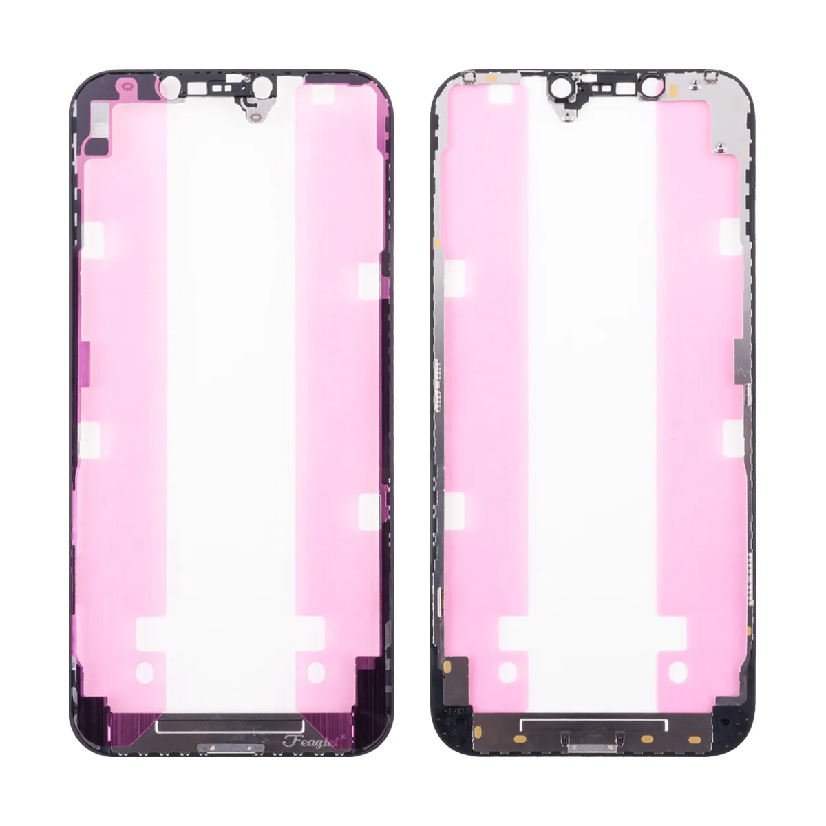 Рамка дисплея для iPhone 12 Pro Max (A2411) Черный - OR (Feaglet)